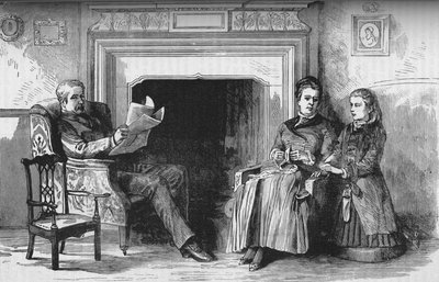 Lord i Lady Wolseley i ich córka, ok. 1882–85 autorstwa Unbekannt