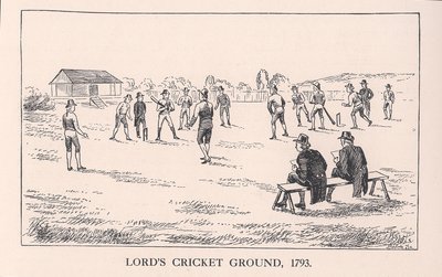 Boisko do krykieta Lords, Londyn, 1793 1912 autorstwa Unbekannt