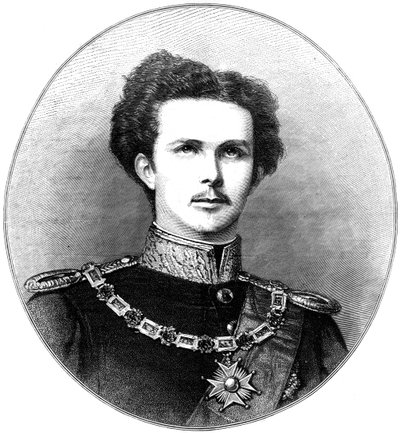 Ludwik II, król Bawarczyków, XIX w. autorstwa Unbekannt