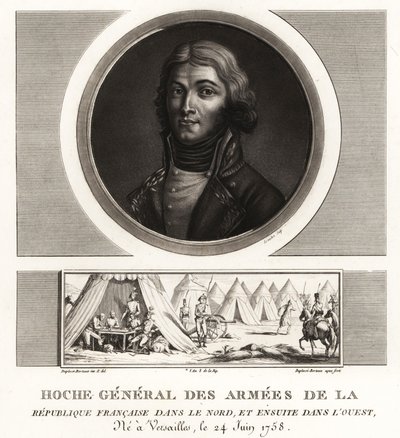 Louis Lazare Hoche, generał rewolucjonistów armii Republiki Francuskiej, zmarł w Wetzlar w 1797 r. autorstwa Unbekannt