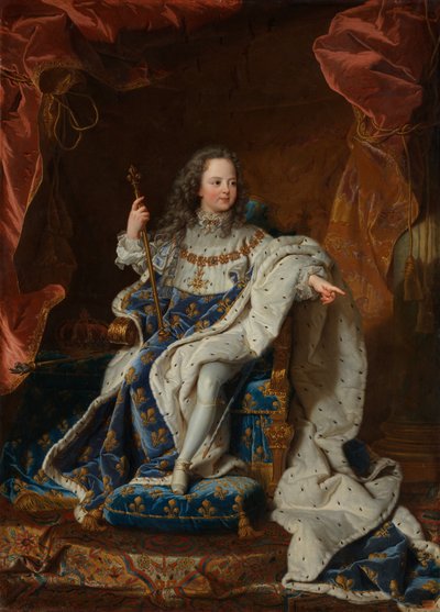 Ludwik XV 1710-1774 jako dziecko, ca. 1716-24. autorstwa Unbekannt