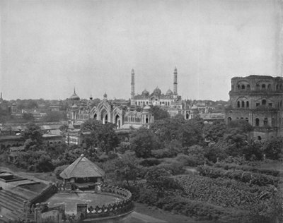 Lucknow, nad rzeką Gumti, XIX w. autorstwa Unbekannt