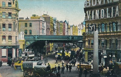 Wzgórze Ludgate, Londyn, 1904. autorstwa Unbekannt