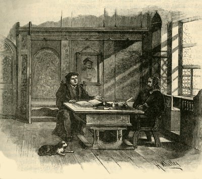 Luter i Melanchton, ok. 1500-1520, 1890. autorstwa Unbekannt