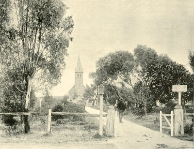 Kościół luterański, Tanunda, 1901. autorstwa Unbekannt
