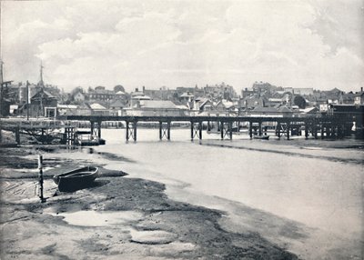 Lymington – Most i miasto, Z rzeki, 1895 autorstwa Unbekannt