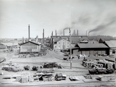 Odlewnia żelaza Lysva, Rosja, 1900 autorstwa Unbekannt