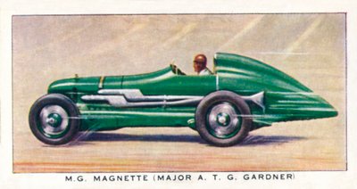 M.G. Magnette Major A.T.G. Gardner, 1938 autorstwa Unbekannt