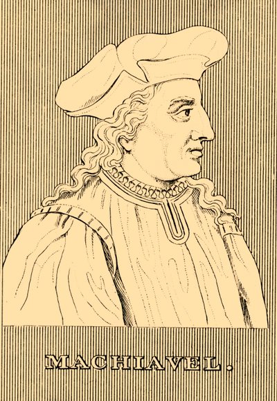 Machiavellego, 1469-1527, 1830. autorstwa Unbekannt