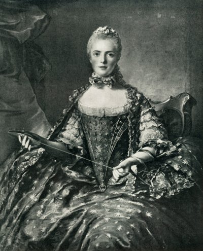 Fryzura Madame Adelaide, 1756, 1903. autorstwa Unbekannt