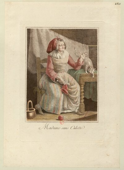 Madame Sans-Culotte, ok. 1794. autorstwa Unbekannt