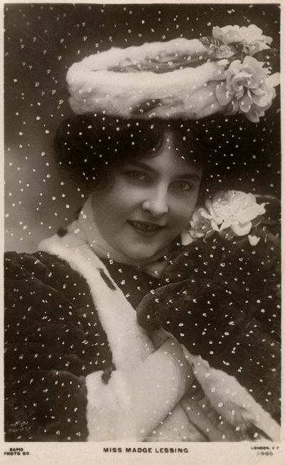 Madge Lessing, niemiecka aktorka, ok. 1906 autorstwa Unbekannt