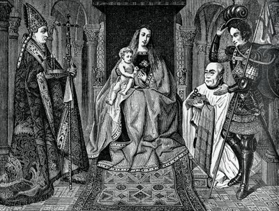 Madonna z Dzieciątkiem z kanonikiem Jorisem van der Paele, 1436, 1870 autorstwa Unbekannt