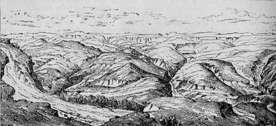 Magdala i Dolina Bashilo, ok. 1880 r. autorstwa Unbekannt