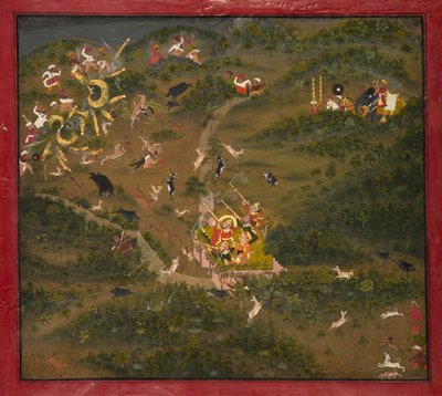 Maharaja Jagat Singh Polowanie, 1734-1751. autorstwa Unbekannt