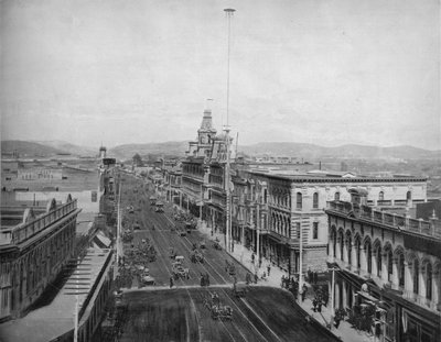 Main Street, Los Angeles, Kalifornia, ok. 1897. autorstwa Unbekannt