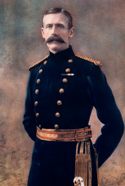 Generał dywizji George Pretyman, komendant wojskowy, Bloemfontein, RPA, 1902 autorstwa Unbekannt