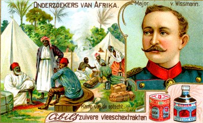 Major von Wissman, żołnierz niemiecki, ok. 1900 autorstwa Unbekannt