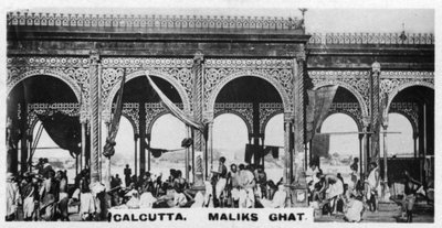 Maliks Ghat, Kalkuta, Indie, ok. 1925 r. autorstwa Unbekannt