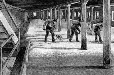 Malownia w amerykańskim browarze, 1885 autorstwa Unbekannt
