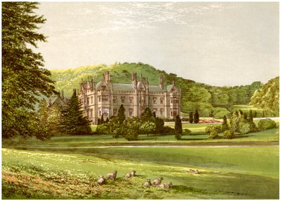 Mamhead, Devon, dom Baroneta Newmana, ok. 1880 r. autorstwa Unbekannt