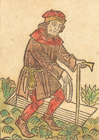 Człowiek idący do grobu, c. 1495. autorstwa Unbekannt