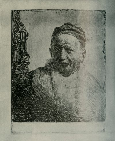 Mężczyzna noszący czapkę: Popiersie ojca artystów, 1630, 1906. autorstwa Unbekannt