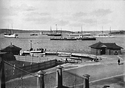 Man o War Schody i Farm Cove, ok. 1900. autorstwa Unbekannt