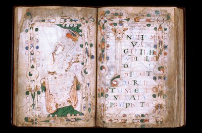 Manche N* 067, Vil de Mortain, Skarb kolegiaty Saint Evroult, Ewangeliarz z X wieku. autorstwa Unbekannt