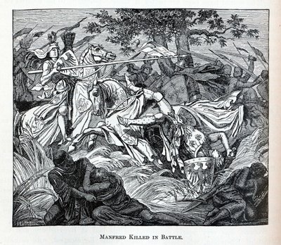 Manfred zabity w bitwie, 1882 autorstwa Unbekannt