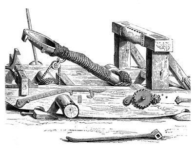Mangonel, machina wojenna w XV wieku, 1870 autorstwa Unbekannt