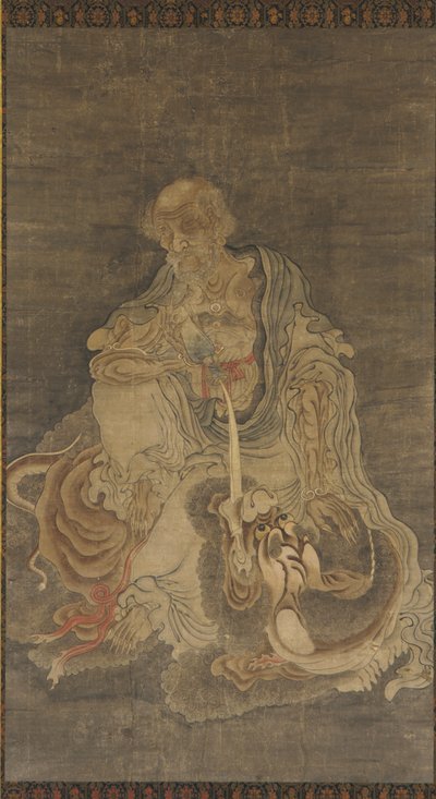 Mandziuśri siedzący na lwie, 1368-1644. autorstwa Unbekannt