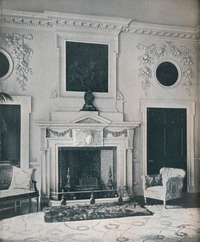Kominek w Salonie Państwowym, 1916 autorstwa Unbekannt