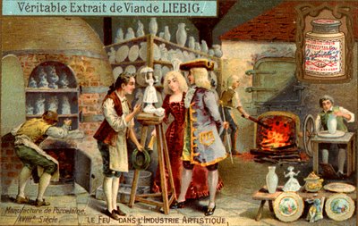 Produkcja porcelany w XVIII wieku, ok. 1900 autorstwa Unbekannt