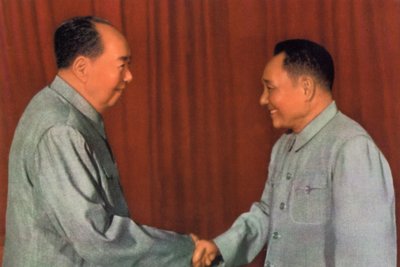 Mao Zedong and Deng Xiaoping, Chinese Communist leaders, c1960s autorstwa Unbekannt