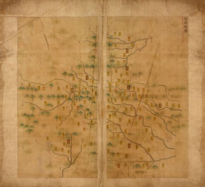 Mapa Henanu autorstwa Unbekannt