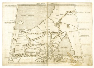 Mapa Moskwy autorstwa Ptolemeusza Octava Europa Tabula autorstwa Unbekannt