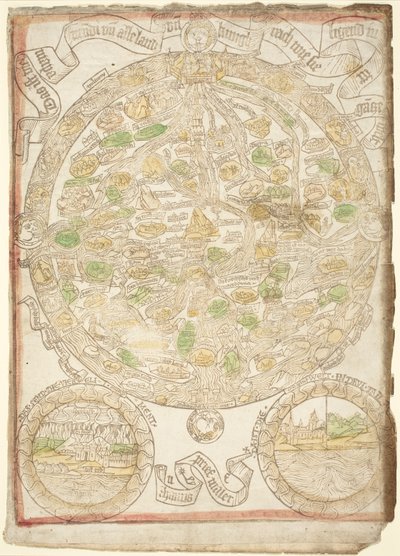Mapa świata, ok. 1480. autorstwa Unbekannt