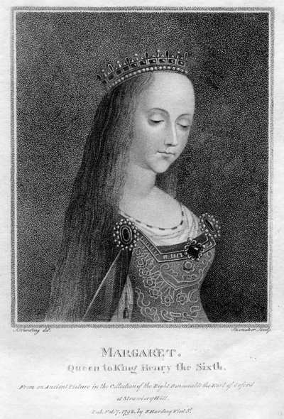 Małgorzata Andegaweńska, królowa małżonka Henryka VI, 1792 r autorstwa Unbekannt