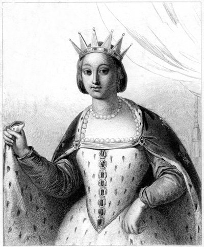 Małgorzata z Prowansji, królowa małżonka Ludwika IX z Francji autorstwa Unbekannt