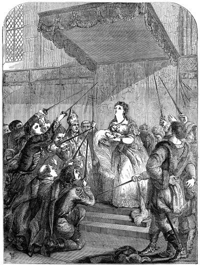 Maria Teresa z Austrii 1717-1780 odwołująca się do sejmu madziarskiego, XVIII w. XIX w. autorstwa Unbekannt