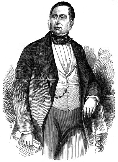 Mariano Arista, meksykański generał i polityk, 1853 autorstwa Unbekannt