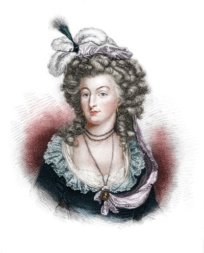 Maria Antonina, królowa małżonka Ludwika XVI Francji, 1843 autorstwa Unbekannt