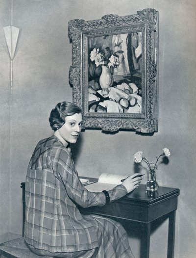 Marie Ney w swoim mieszkaniu, ok. 1934 autorstwa Unbekannt