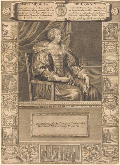 Maria de Medici. autorstwa Unbekannt