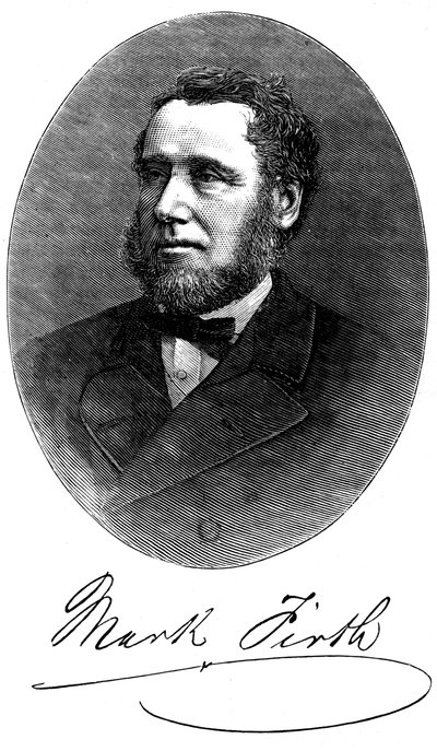 Mark Firth, brytyjski przemysłowiec i filantrop, ok. 1880 r. autorstwa Unbekannt
