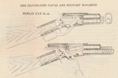 Pistolet Marlin nr 28, 1884 autorstwa Unbekannt