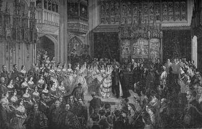 Małżeństwo księcia Walii, c1890 autorstwa Unbekannt
