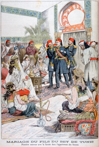 Małżeństwo syna beja Tunisu, 1903 autorstwa Unbekannt