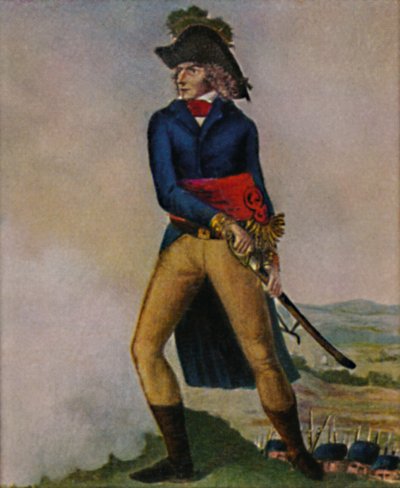 Marszałek Bernadotte 1763-1844. Grawerowanie według rysunku Hilaire Le Dru, 1934. autorstwa Unbekannt